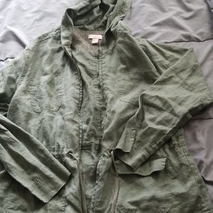 Olive green jacket